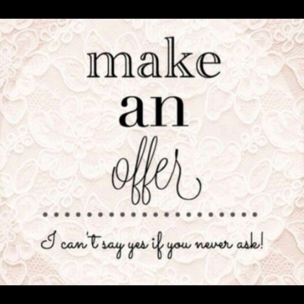 Make an offer on anything
